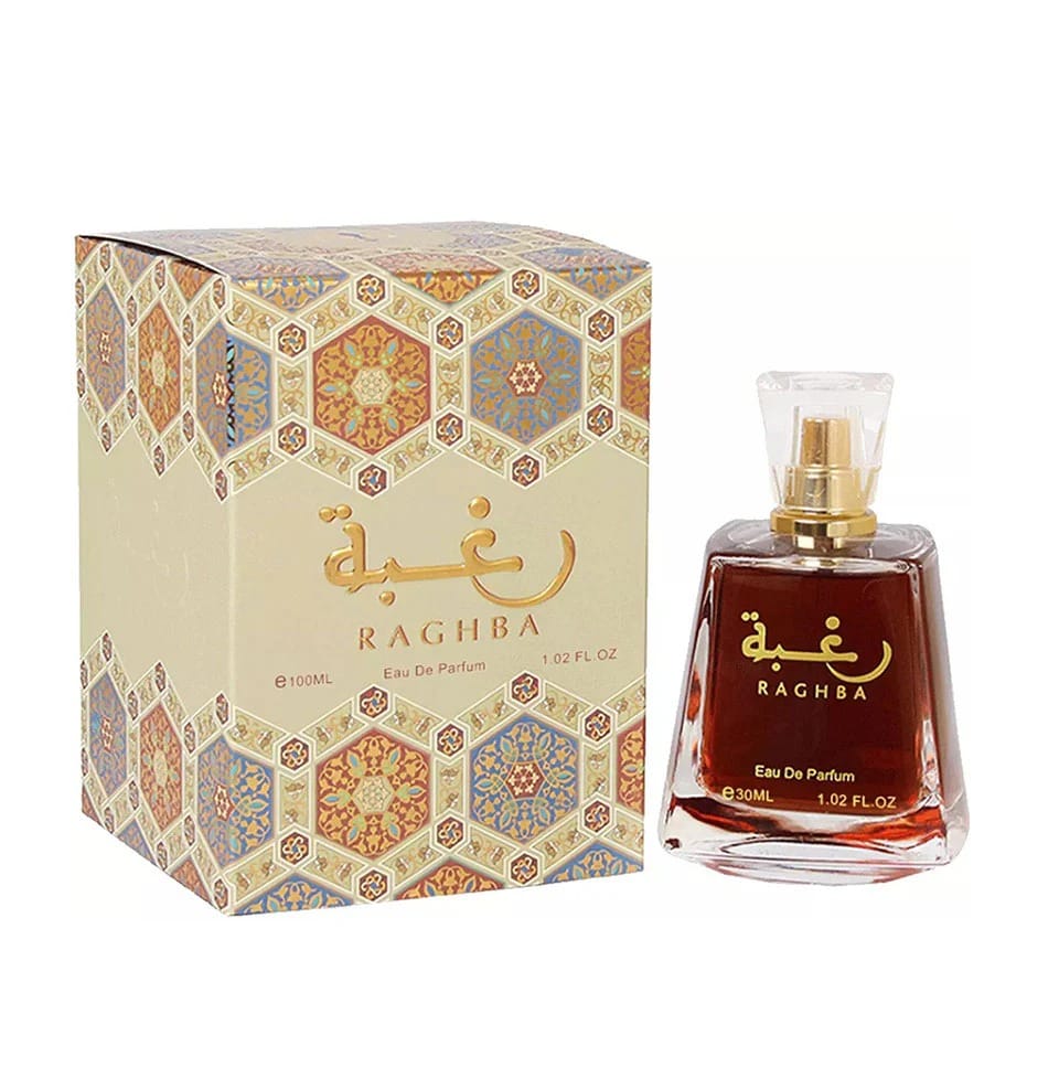 Lattafa Raghba Gold 100 ml EDP – Sweet Amber Vanilla Unisex Fragrance