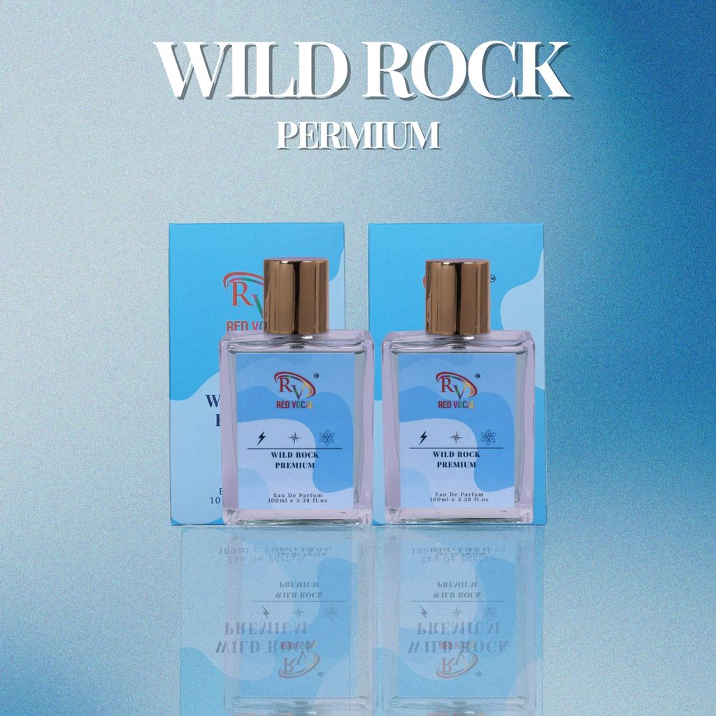 Red Vocal Wild Rock Premium Eau De Parfum 100ml For Men Set of 2 (100x2)
