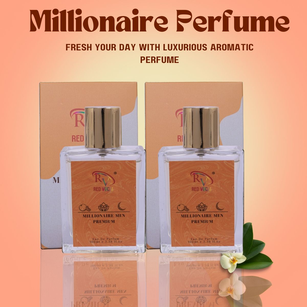 Red Vocal Millionaire Men Premium Eau De Parfum 100ml Buy Set of 2 (100x2)