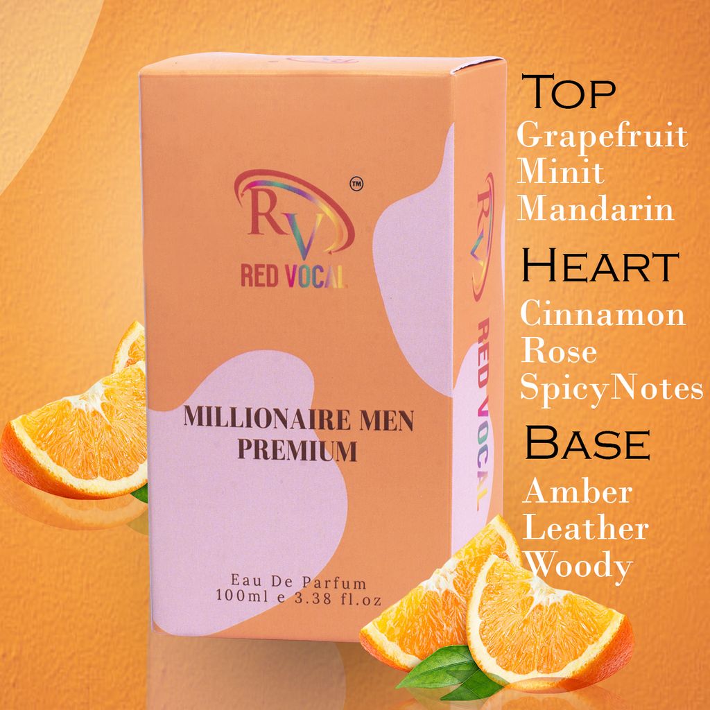 Red Vocal Millionaire Men Premium Eau De Parfum 100ml Buy Set of 2 (100x2)