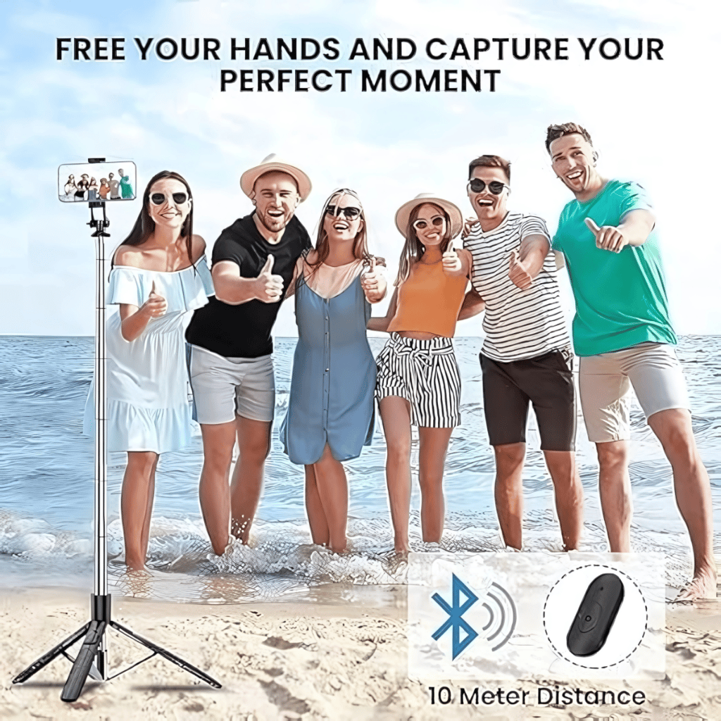 Smartphone Tripod with Adjustable Phone Holder