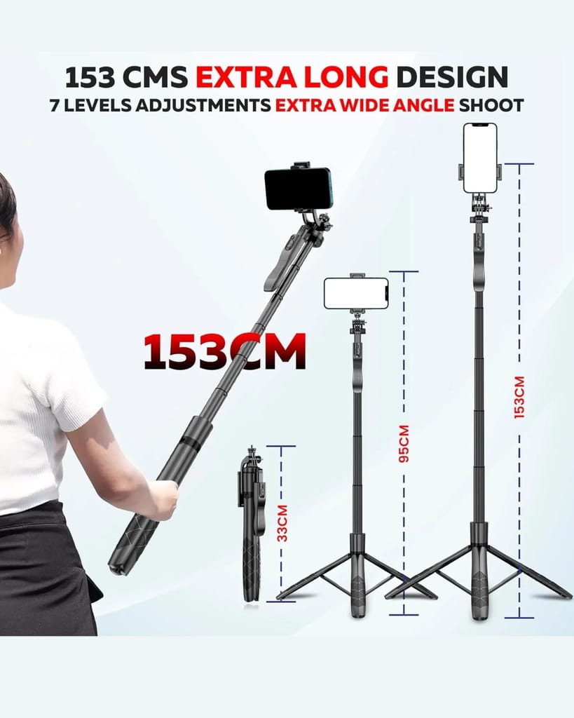 Smartphone Tripod with Adjustable Phone Holder