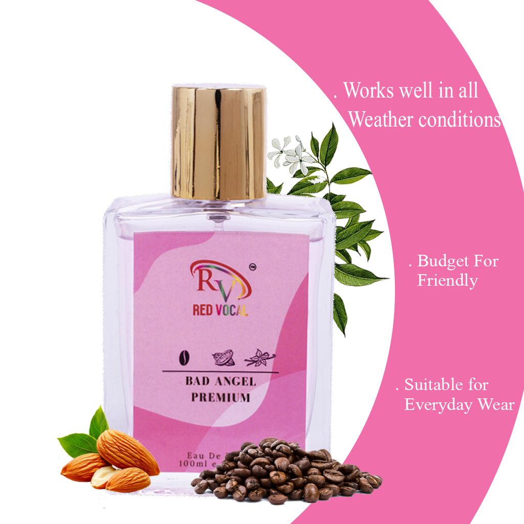 Red Vocal Bad Angel Premium with White Oud Luxury and Wild Rock Premium 100ml Combo Perfume Spray 3*100ml
