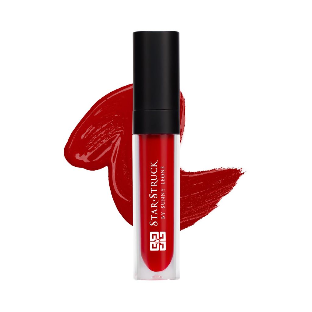 STARSTRUCK BY SUNNY LEONE Intense Matte Lip Color | VEGAN and has Vitamin-E & Essential Oils � Almond, Sesame, Sunflower, Jojoba