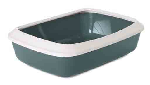 Iriz Cat Litter Tray+Rim Nordic Green 17inch