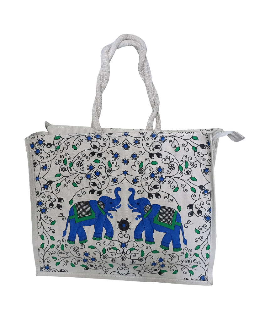 Elephant Print Tote Bag - Stylish & Durable - Handbags | Buy online on ZillyBuy