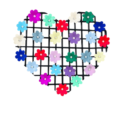 Artificial polymer/plastic flowers