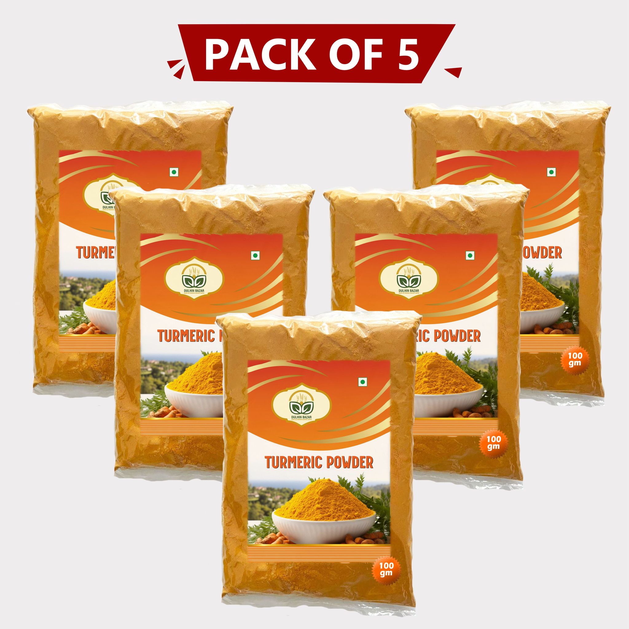 Turmeric Powder (pack of 5)