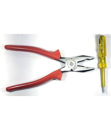 TAPARIA Set of 2 Hand Tool Combo (Plier 210mm/Neon Bulb Tester(813)