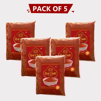 Red Chilli Powder (Pack of 5)