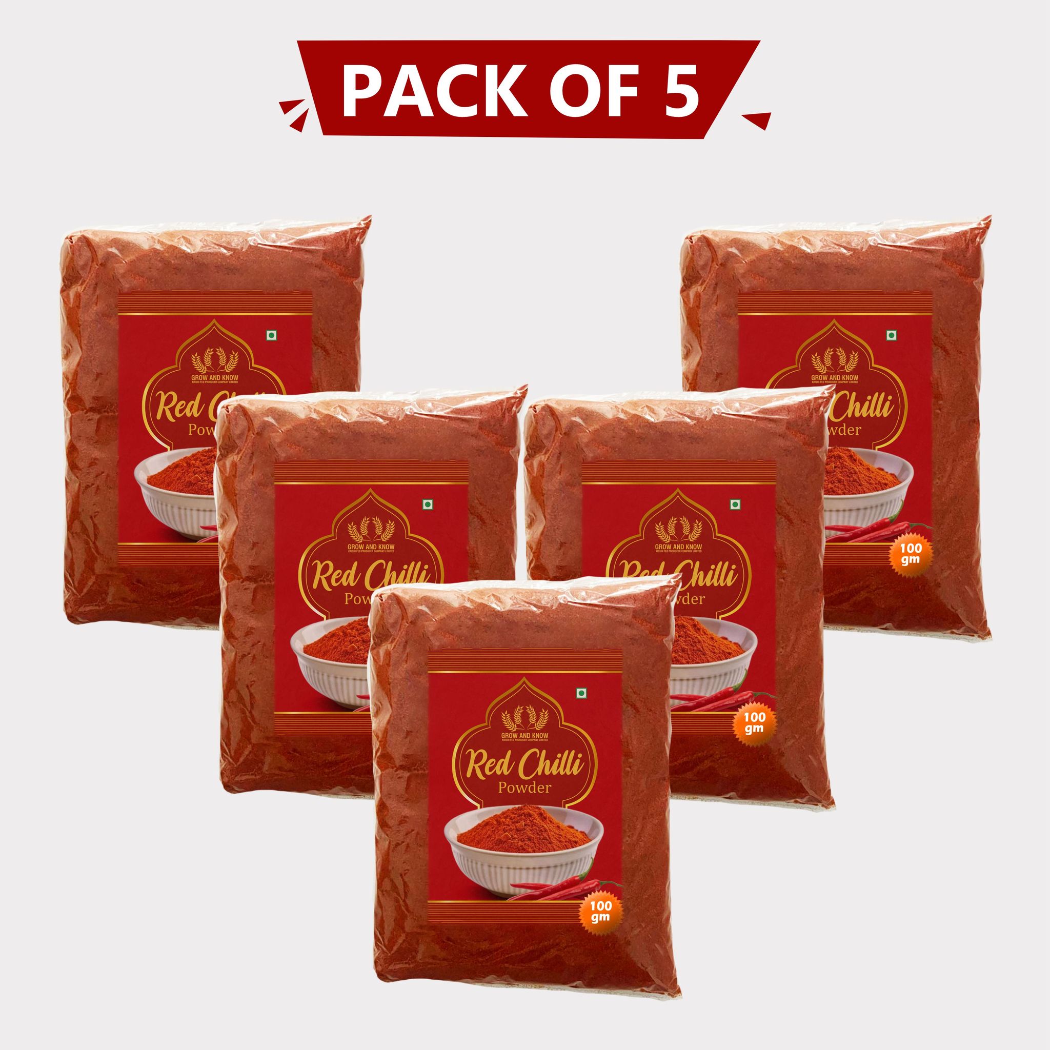 Red Chilli Powder (Pack of 5)