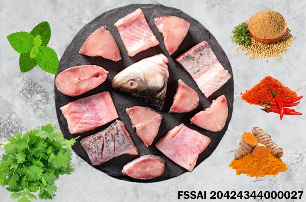 Freshly Cut Fish Portions