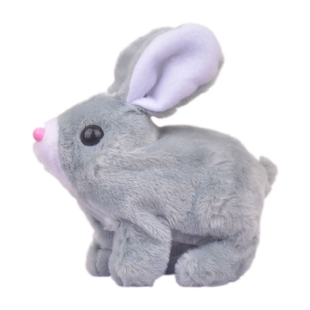 Walking Rabbit with Light (Grey) | Walking Rabbit Toy | Bunny Rabbit Toys | Rabbit Toy | Bunny Toys | Toy Rabbit | Best Bunny Toys | Rabbit Play Toys | Realistic Bunny Toy