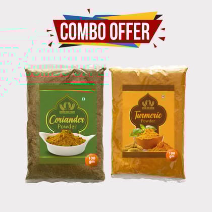 Combo Pack of Haldi and Dhaniya Powder