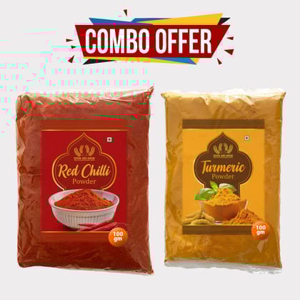 Combo Pack of Haldi and Mirchi Powder