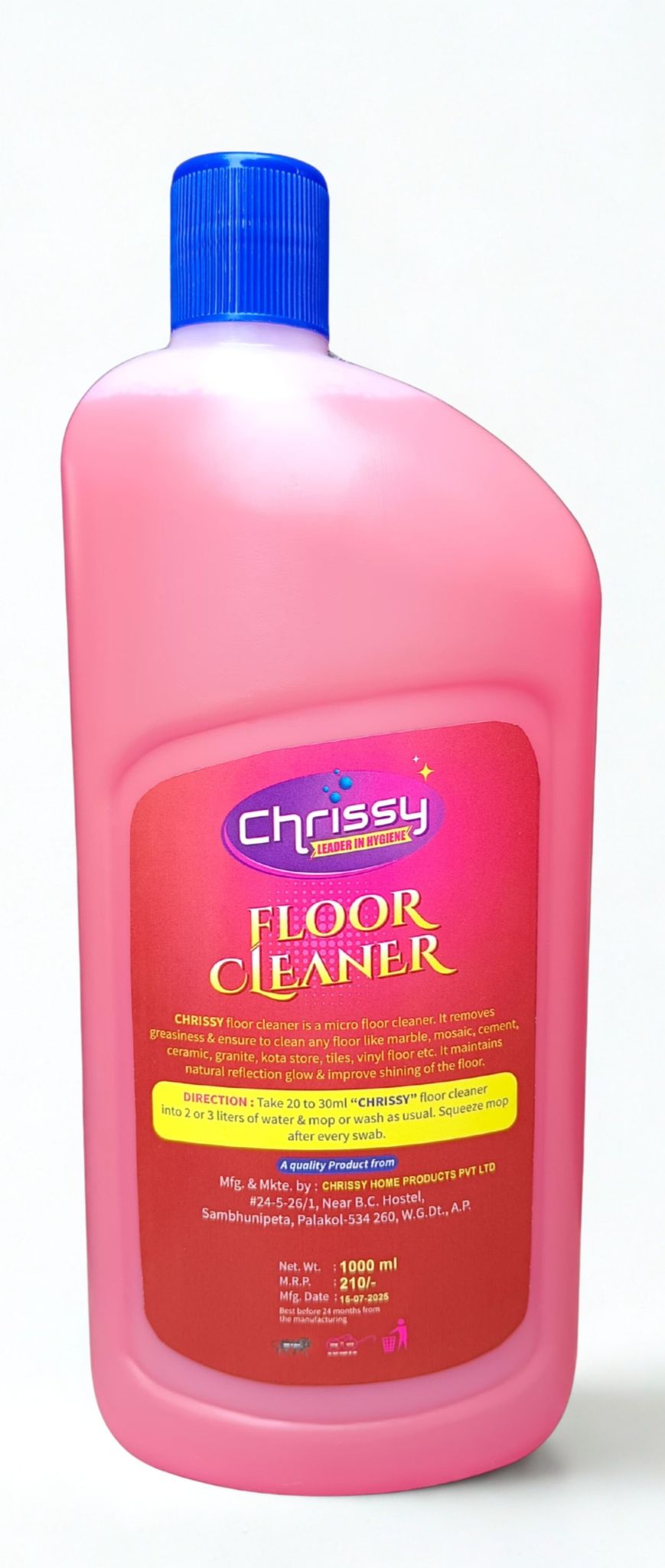 Chrissy Floor Cleaner - 1000ml - Sparkling Clean Floors