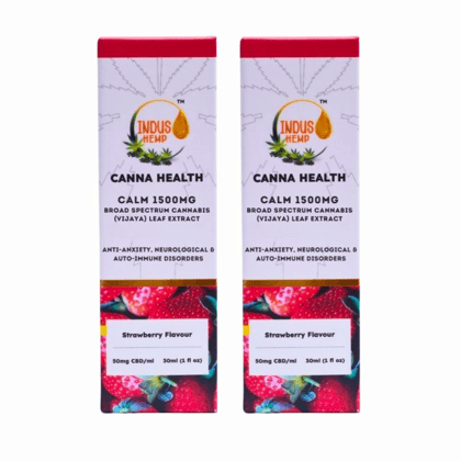 INDUS HEMP CANNA HEALTH CBD CALM 1500MG | COMBO PACK OF 2