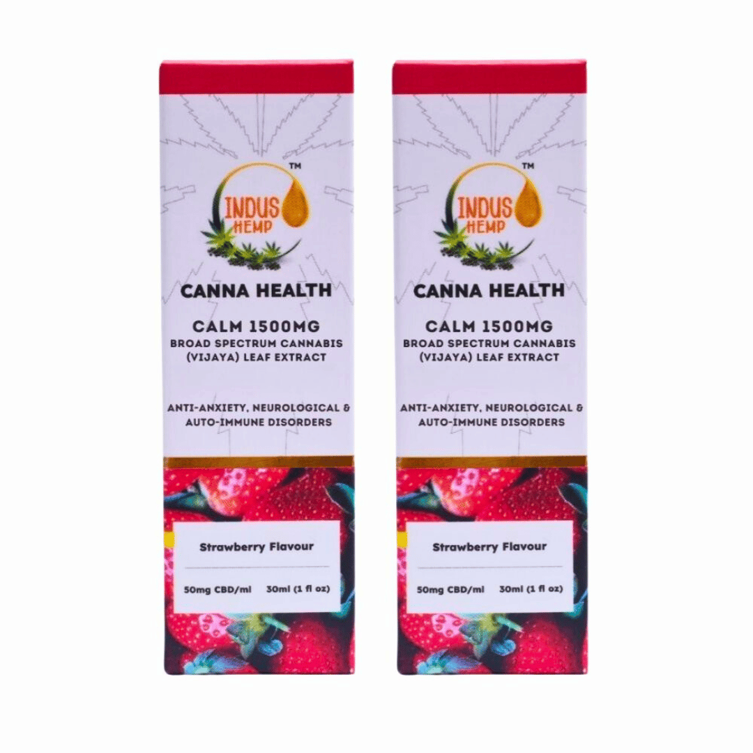 INDUS HEMP CANNA HEALTH CBD CALM 1500MG | COMBO PACK OF 2