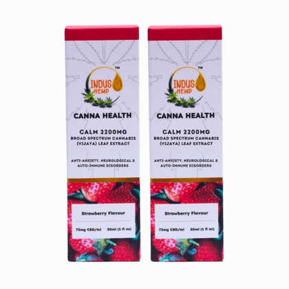 INDUS HEMP CANNA HEALTH CBD CALM 2200 MG | COMBO OF 2