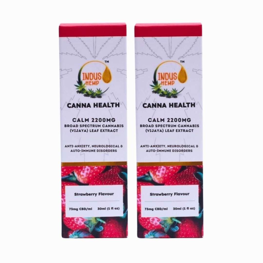 INDUS HEMP CANNA HEALTH CBD CALM 2200 MG | COMBO OF 2
