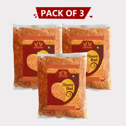 Masoor Dal (Pack of 3)