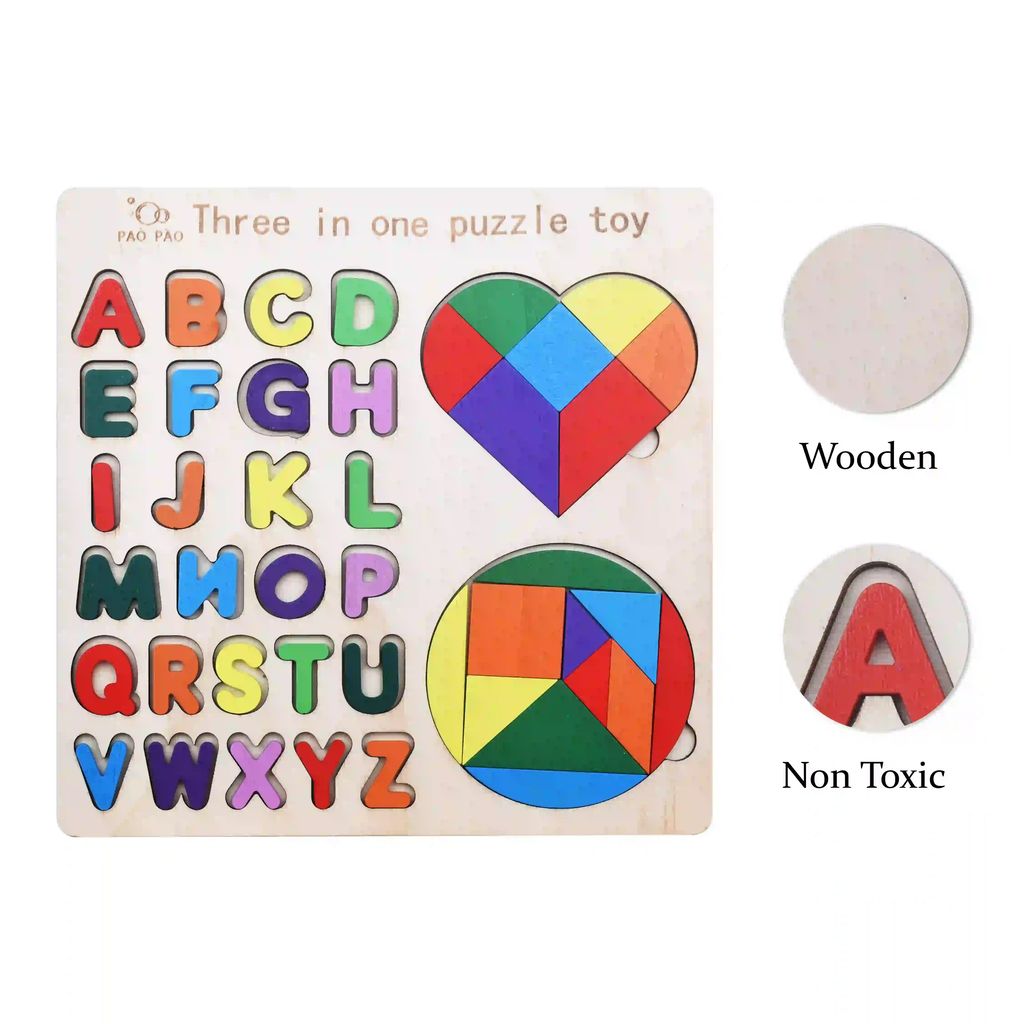 Wooden ABC Puzzle | Wooden Alphabet Puzzle | ABC Puzzle Wooden | Educational Toys | ABCD Puzzle Board | Alphabet Puzzle Board | Alphabet Puzzle | ABCD Puzzle | Wooden Toys