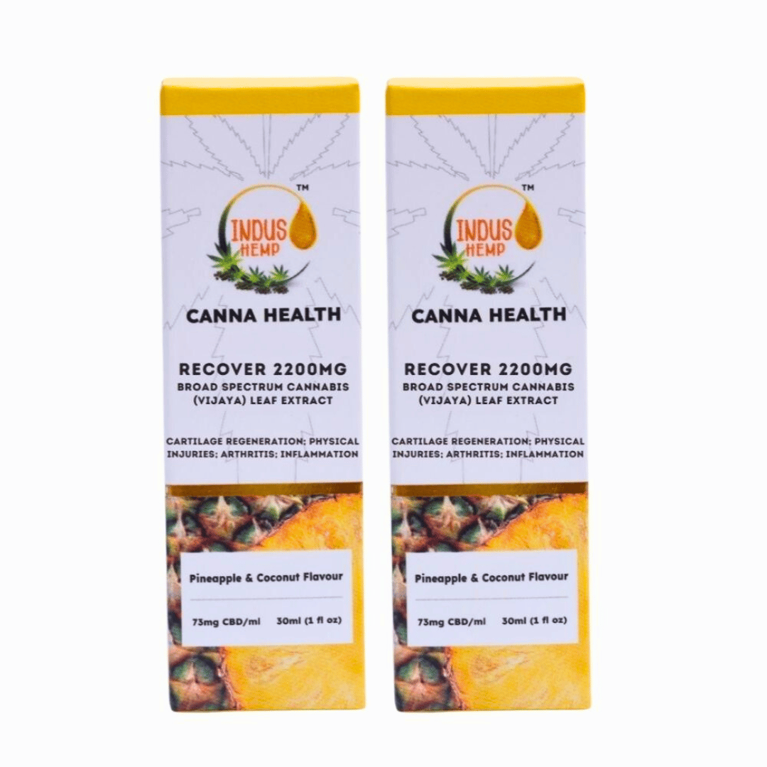 INDUS HEMP CANNA HEALTH CBD RECOVER 2200MG | COMBO OF 2