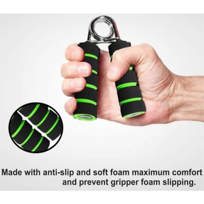 Hand Gripper Exerciser For Wrist & Forearm Muscle Strength Resistance Multicolor (Pack of 1)