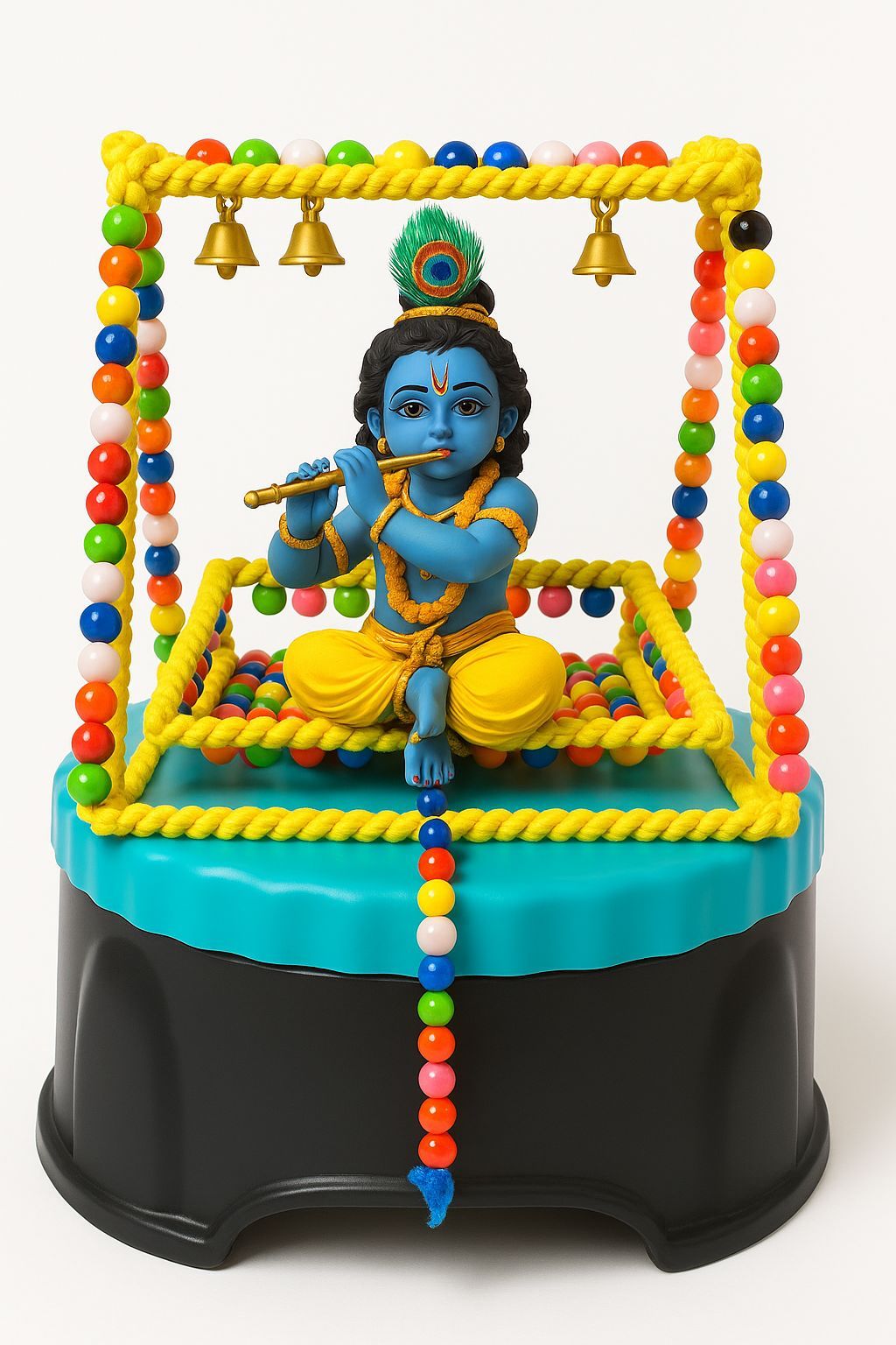 Krishna Jhula with Macrame Thread