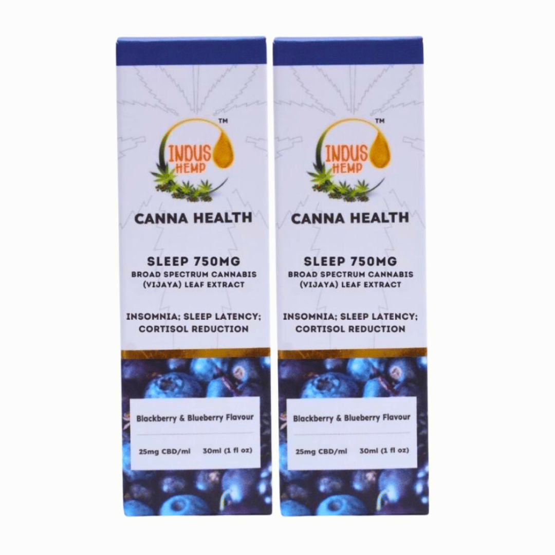 INDUS HEMP CANNA HEALTH CBD SLEEP 750 MG | COMBO PACK OF 2