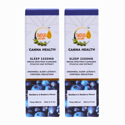 INDUS HEMP CANNA HEALTH CBD SLEEP 2200 MG | COMBO PACK OF 2