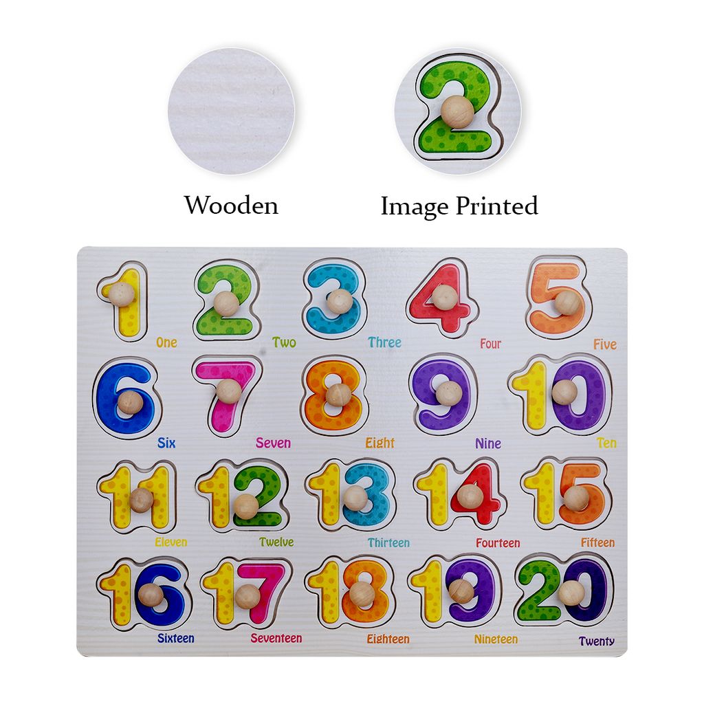 Number Puzzle Board | Educational Toys for Kids | Wooden Grab Board | Number Puzzle | Wooden Number Puzzle | Number Puzzle Games | Number Puzzles For Adults | 1 To 20 number puzzle | Educational Puzzle
