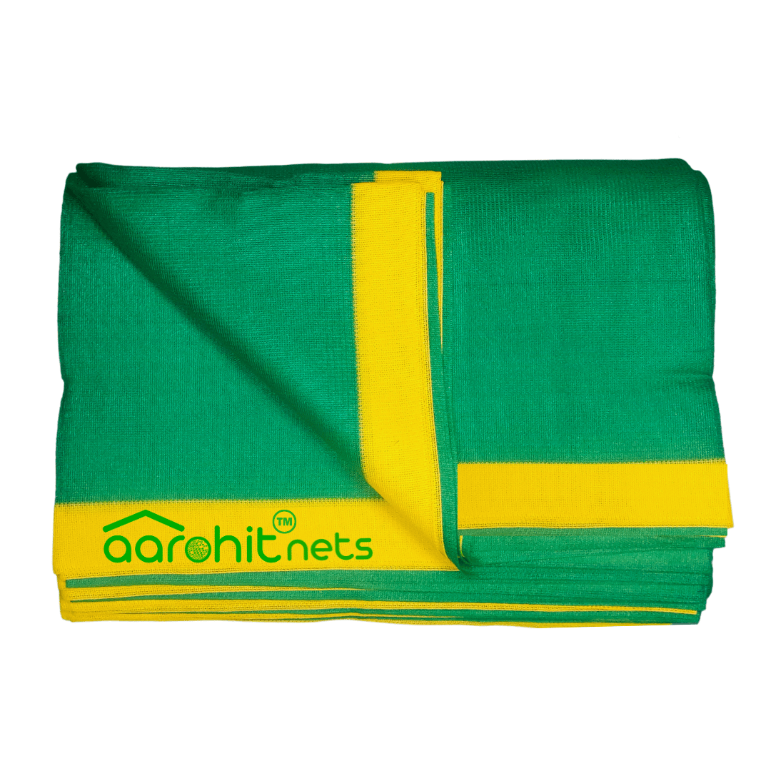 Aarohit® Green Shade Net ( Ft X Ft) 75% UV Sun Protected 100GSM for Garden, Balcony, Terrace Multipurpose Agro Green Net 