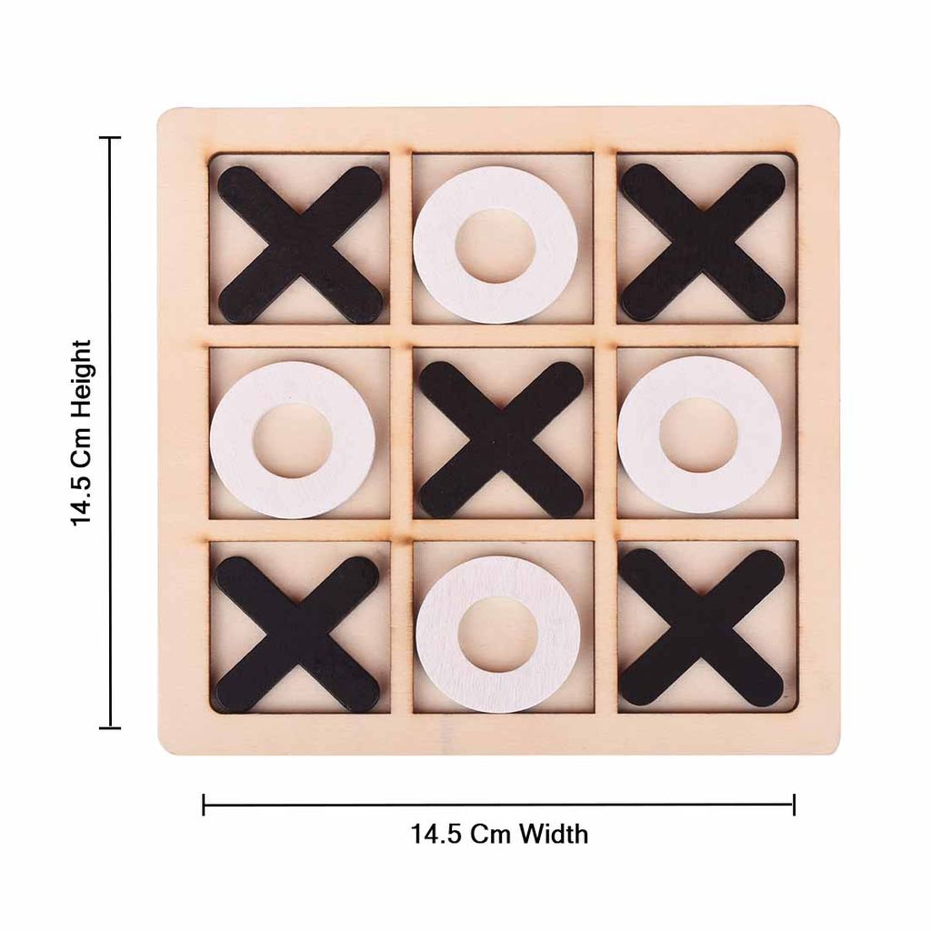 XOX Wooden Game for Kids & Adults / Wooden Puzzle Board | XOX Tic Tac Toe ( Black & White ) | XOX Puzzle Game | Wooden Puzzle | Puzzle Game | Educational Puzzle Game | XOX Puzzle | XOX Game