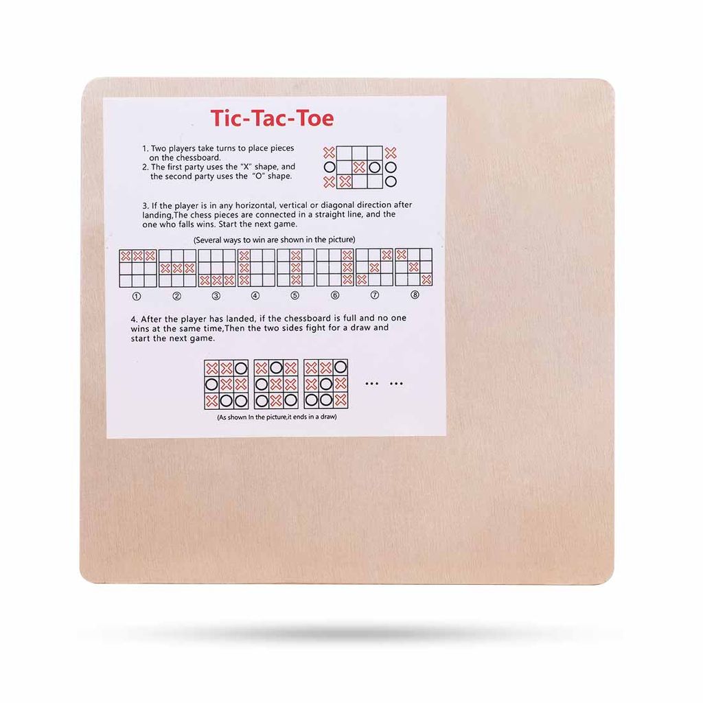 XOX Wooden Game for Kids & Adults / Wooden Puzzle Board | XOX Tic Tac Toe ( Black & White ) | XOX Puzzle Game | Wooden Puzzle | Puzzle Game | Educational Puzzle Game | XOX Puzzle | XOX Game