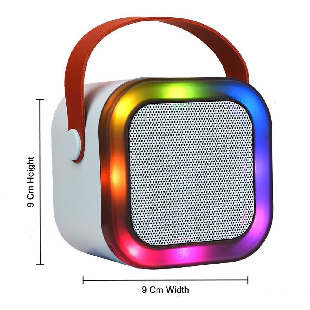 Karaoke Speaker with Mic ( Blue ) | Portable Bluetooth Speaker | Speaker for Kids & Adults | Karaoke Speaker With Microphone | Microphone And Speaker For Singing | Karaoke Speaker With Wireless Microphone | Best Karaoke Speaker With Mic