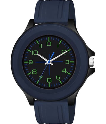 Reboot Blue Silicon Analog Men's Watch