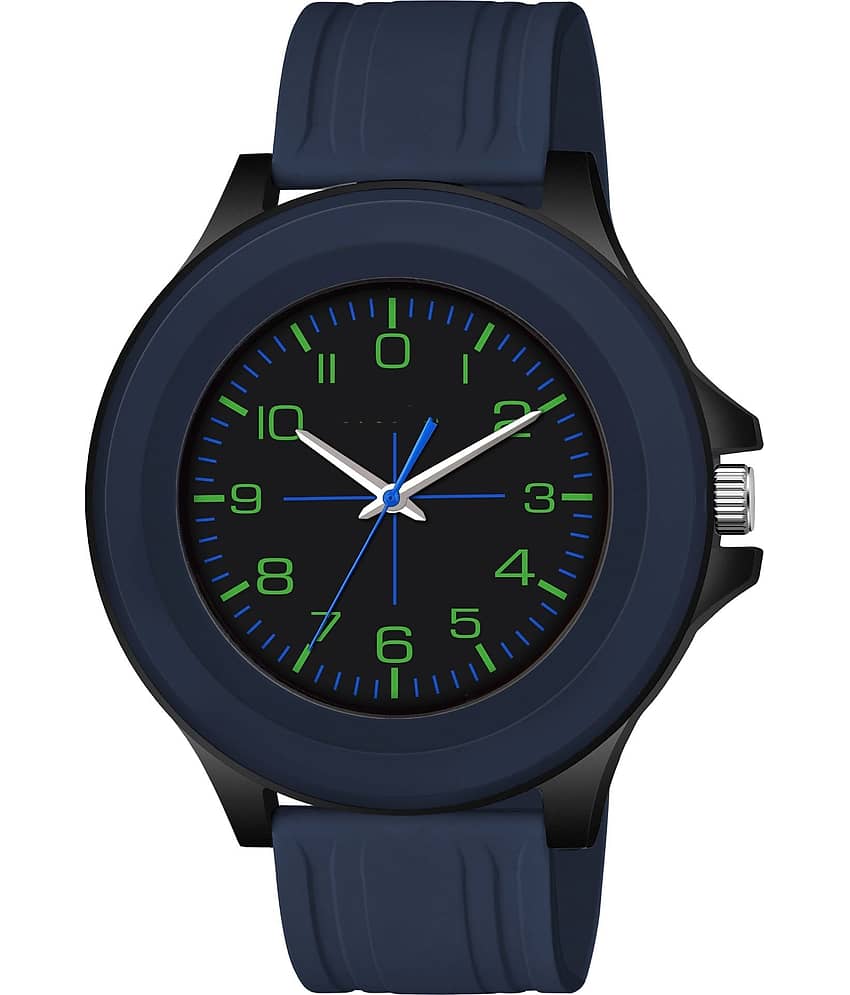 Reboot Blue Silicon Analog Men's Watch