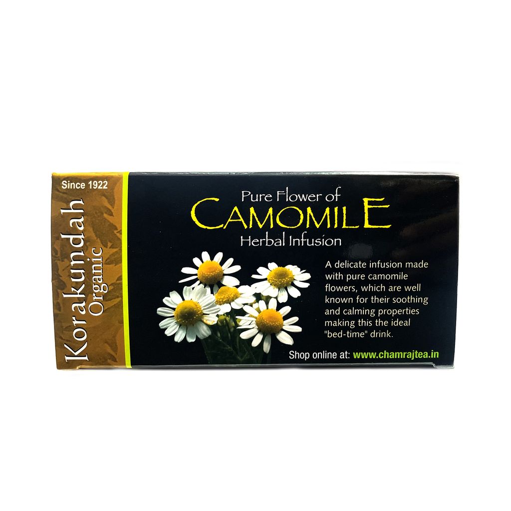KORAKUNDAH Organic Camomile Herbal Infusion (25 Dip Bags)
