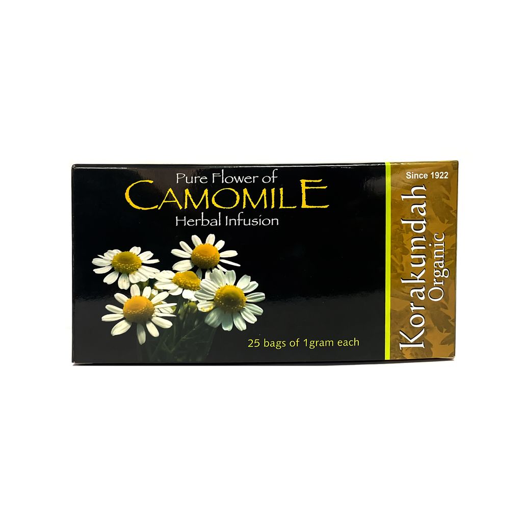 KORAKUNDAH Organic Camomile Herbal Infusion (25 Dip Bags)