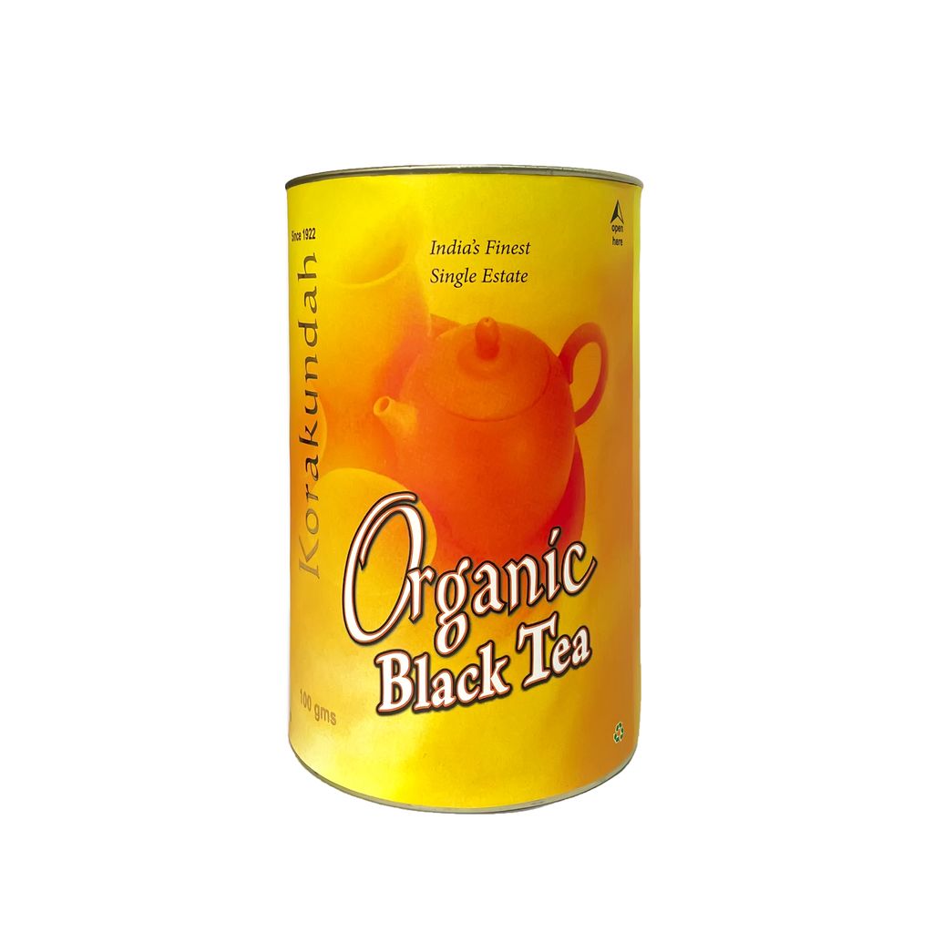 KORAKUNDAH Organic Black Tea in Canister (100 gms)