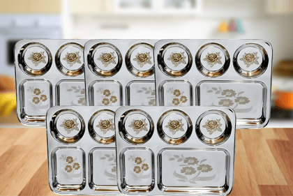 5 in 1 Lunch/Dinner/Bhojan Thali Pack  of 5