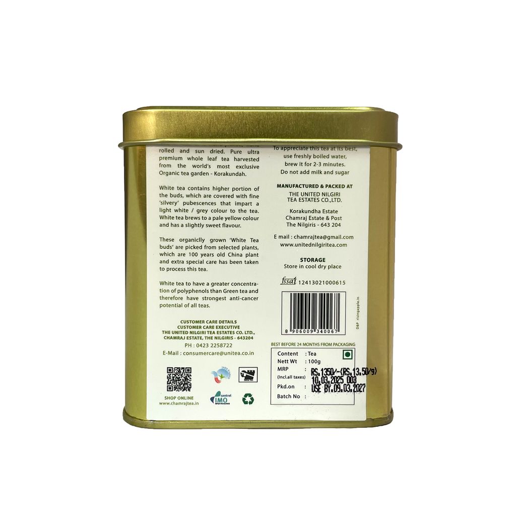 KORAKUNDAH Organic White Tea (100 g)