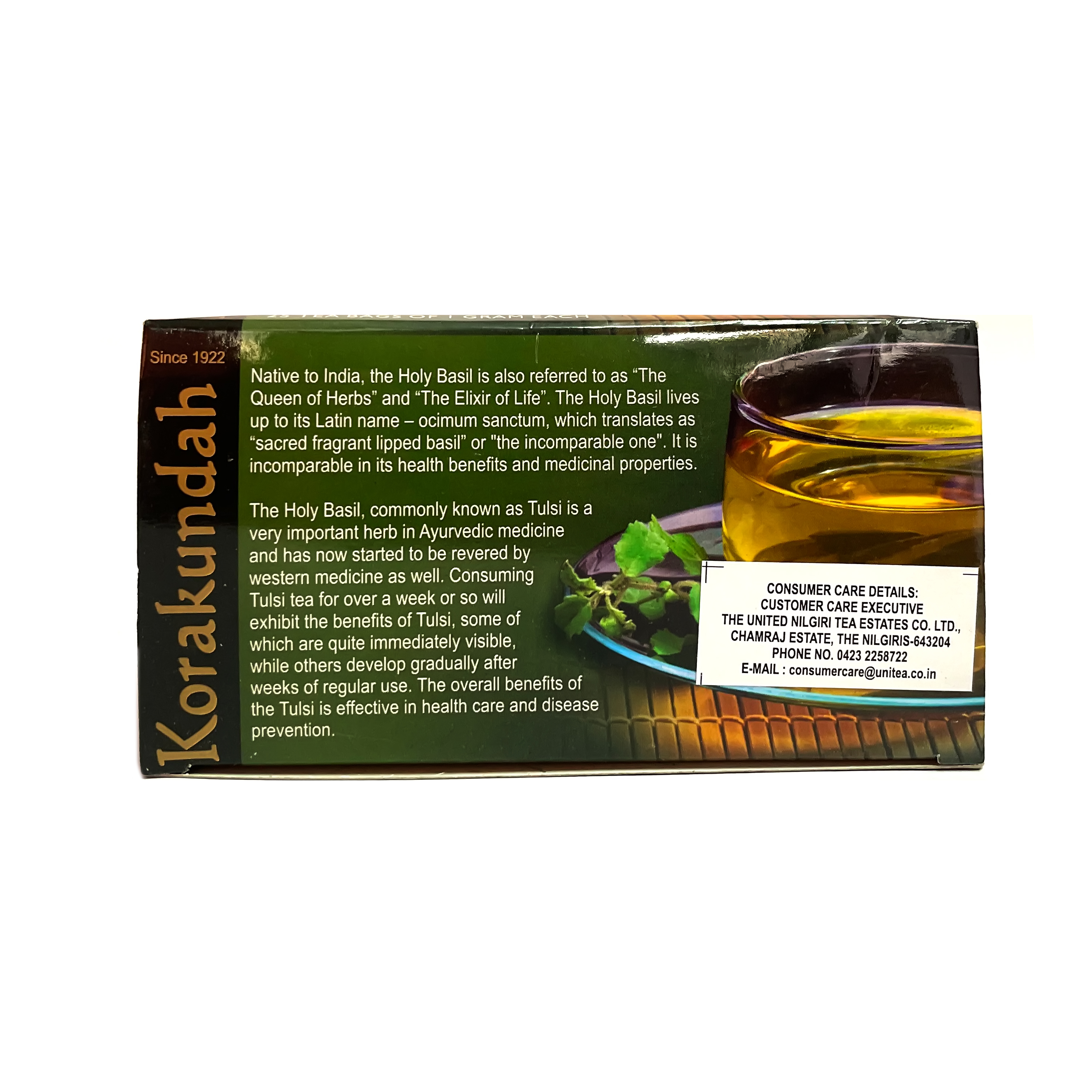 Korakundah Tulsi Green Tea  (25 Dip Bags)