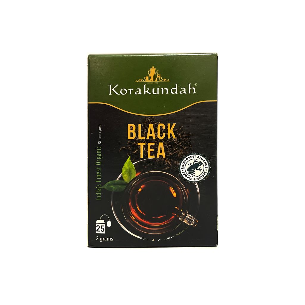 KORAKUNDAH Organic Black Tea  (25 Dip Bags)