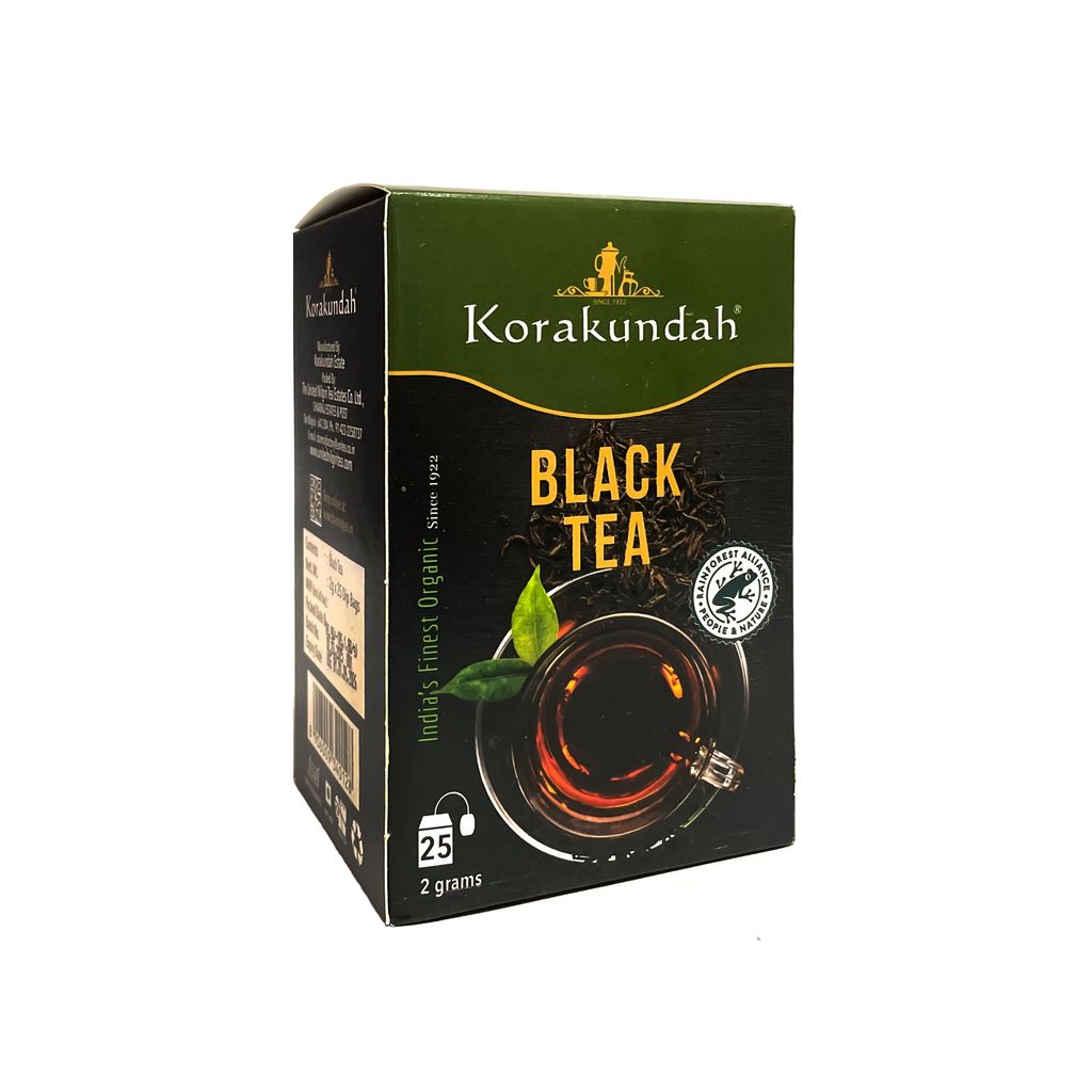 KORAKUNDAH Organic Black Tea (25 Dip Bags)