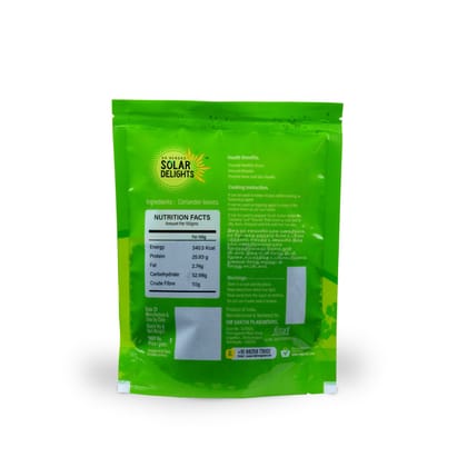 Dr. Renga’s Solar Delights – Solar Dried Coriander Leaves 100g | Natural Ozone-Washed Herb | Preservative-Free | Ready to Use for Curries, Soups & Garnishing