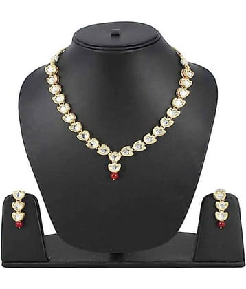 gilher Copper Golden Contemporary Contemporary/Fashion Gold Plated Necklaces Set