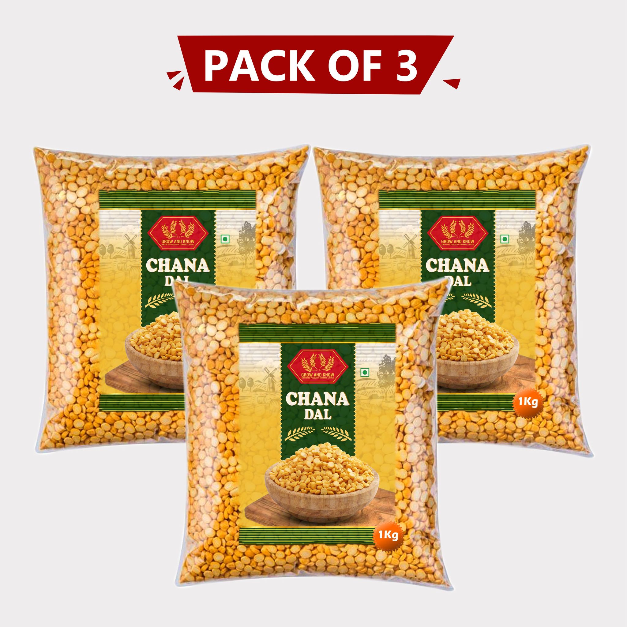 Chana Dal (Pack of 3)