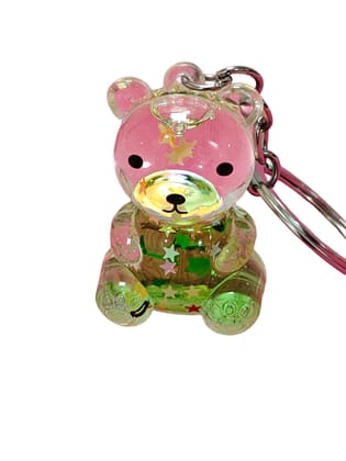 Sparkling Bear Keychain - Cute & Colorful Accessory